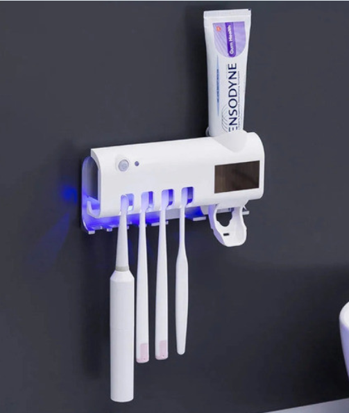Porta Cepillo Dispensador Crema Dental